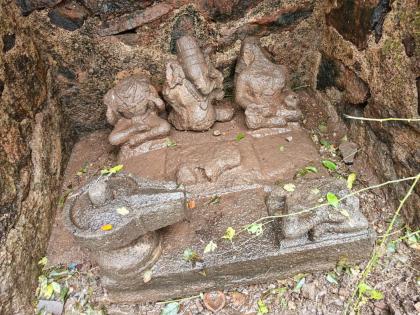 250-year-old Riddhi-Sidhi Ganapati temple found in Chinchwad | चिंचवडमध्ये आढळले अडीचशे वर्षांपूर्वीचे रिद्धी- सिद्धी गणपतीचे मंदिर