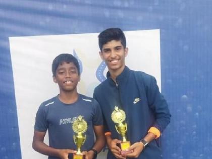 Kolhapur's two players win in the national ranking tennis tournament | राष्ट्रीय मानांकन टेनिस स्पर्धेत कोल्हापूरचे दोघे चमकले