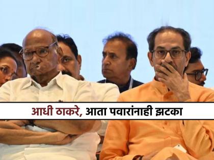After Uddhav Thackeray Sharad Pawar also gets a shock many join BJP party | उद्धव ठाकरेंपाठोपाठ शरद पवारांनाही धक्का! भाजपामध्ये 'इनकमिंग' सुरूच; अनेकांचा पक्षप्रवेश After Uddhav Thackeray Sharad Pawar also gets a shock many join BJP party | उद्धव ठाकरेंपाठोपाठ शरद पवारांनाही धक्का! भाजपामध्ये 'इनकमिंग' सुरूच; अनेकांचा पक्षप्रवेश