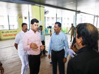 Inspection of Ulhasnagar Municipal Hospital by MP Shinde | उल्हासनगर महापालिका रुग्णालयाची खासदार शिंदे यांच्याकडून पाहणी