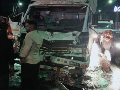 Bicyclist dies in freak accident, two injured, incident at Brahmand Patlipada in Thane | Thane: विचित्र अपघातात दुचाकीस्वाराचा मृत्यू, दोघे जखमी, ठाण्यातील ब्रम्हांड पातलीपाडा येथील घटना