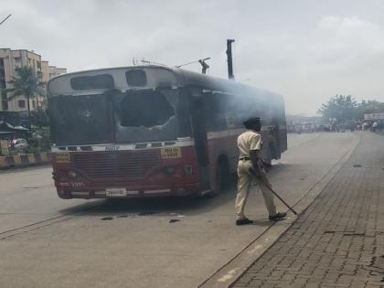 Maratha Kranti Morcha Turn Violent By aggregator said Thane Police Commissioner Paramveer Singh | Maratha Kranti Morcha मराठा आंदोलन समाजकंटकांनी पेटवले, ठाणे पोलीस आयुक्त परमवीर सिंग यांची माहिती