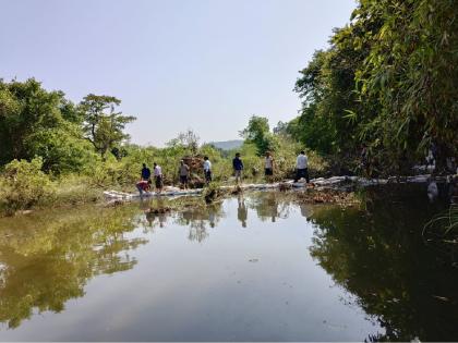 For agriculture and animals in the district, now the forest management works by the authorities! | जिल्ह्यातील शेतीसह जनावरांसाठी अधिकाऱ्यांकडून आता वनराई बंधाऱ्याची कामे!