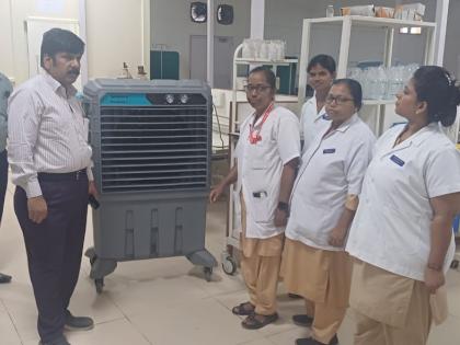 Air conditioned service in the tents of 150 patients of Thane Civil | ठाणे सिव्हीलच्या १५० रूग्णांच्या टेंटमध्ये वातानुकुलित सेवा !