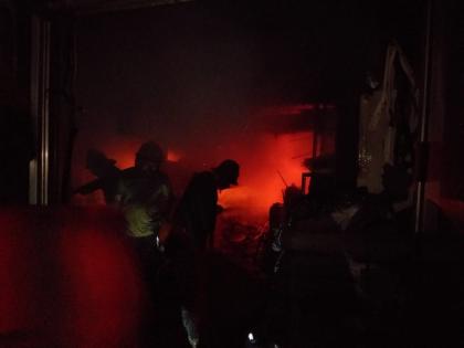 massive fire in Kothari compound area at thane manpada fortunately no survivors were harmed | मानपाडा येथील कोठारी कंपाऊंड परिसरात भीषण आग; सुदैवाने कोणतीही जीवित हानी नाही