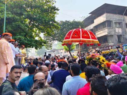 Thane: The Swagat Yatra was held with the shouts of Harhar Mahadev and Jayashree Rama | Thane: हर हर महादेव आणि जय श्रीरामाच्या जयघोषात पार पडली स्वागतयात्रा  