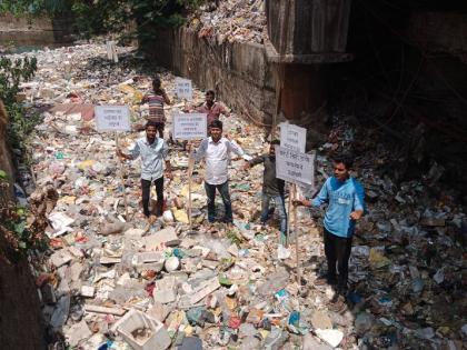 Open 'Garbage Island' to Thanekar on the lines of foreign tourism taunts MNS | परदेशातील पर्यटनाच्या धर्तीवर 'कचरा बेट' ठाणेकरांसाठी खुले करा!