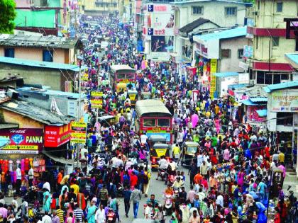  The market is breathtaking, fluttering from the afternoon: Sprinkle up in the week | बाजार चैतन्यमय, दुपारपासूनच झुंबड : आठवडाभरात उत्साहाला उधाण