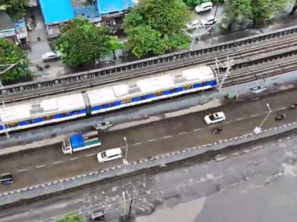 Successful testing of Wadala-Ghatkopar-Kasarvadavali Metro-4 project | वडाळा-घाटकोपर-कासारवडवली मेट्रो-४ प्रकल्पाची यशस्वी चाचणी Successful testing of Wadala-Ghatkopar-Kasarvadavali Metro-4 project | वडाळा-घाटकोपर-कासारवडवली मेट्रो-४ प्रकल्पाची यशस्वी चाचणी
