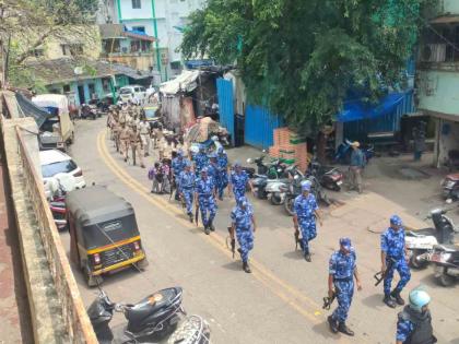 Police Route March Stopped in Rabodi and Kalva; Police will be in Thane | राबोडी आणि कळव्यात पोलिसांचा रुट मार्च बंद; ठाण्यात राहणार पोलिस बंदोबस्त