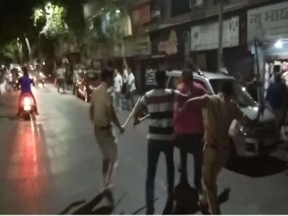 BJP-MNS activists attacked Thane due to minor reasons | ठाण्यात भाजप-मनसे कार्यकर्ते भिडले, पोलिसांकडून लाठीमार