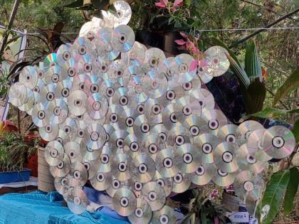 Recycling of Best Out of Waste Audio CDs | बेस्ट आऊट ऑफ वेस्ट ऑडिओ सीडीजचा पुनर्वापर