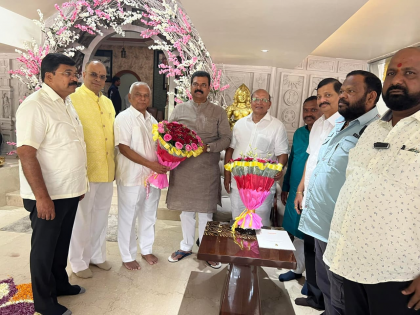 D.B.Patil Namkaran Samiti met the Union Minister of State for Panchayati Raj Kapil Patil | दि.बा.पाटील नामकरण समितीने घेतली केंद्रीय पंचायती राज राज्यमंत्री कपिल पाटील यांची भेट