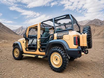 सैनिकांसाठी Mahindra ने आणली नवीन Thar; पॉवरफुल डिझेल इंजिनसह मिळणार 'हे' फीचर्स... - Marathi News | Mahindra launches new Thar for soldiers; with powerful engine, these features will be available | Latest auto News at Lokmat.com