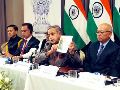 Shashi Tharoor: 'Now is not the time, I will give a proper answer when I come to India', Shashi Tharoor's homegrown threat to Congress | आता वेळ नाही, भारतात आल्यावर योग्य उत्तर देईन; शशी थरुर यांचा काँग्रेसला घरचा आहेर Shashi Tharoor: 'Now is not the time, I will give a proper answer when I come to India', Shashi Tharoor's homegrown threat to Congress | आता वेळ नाही, भारतात आल्यावर योग्य उत्तर देईन; शशी थरुर यांचा काँग्रेसला घरचा आहेर