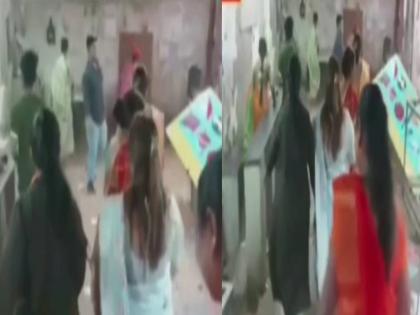 Shiv Sena Thackeray women activists vandalize gambling den in Ulhasnagar | उल्हासनगरात जुगार अड्ड्याची शिवसेना ठाकरे गटाच्या महिला कार्यकर्त्यांकडून तोडफोड