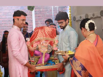 Bappa will arrive grandly in 'Thipkyaya Rangoli', Kanetkar family will celebrate Ganeshotsav in traditional way | ‘ठिपक्यांची रांगोळी’मध्ये बाप्पाचं थाटात होणार आगमन, कानेटकर कुटुंब पारंपरिक पद्धतीनं साजरा करणार गणेशोत्सव