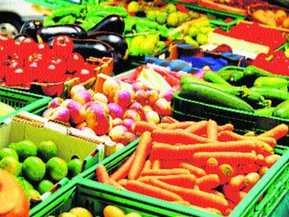 Plenty of vegetables and fruit vegetables in the district | ठाण्यात पालेभाज्या, फळभाज्या महागल्या