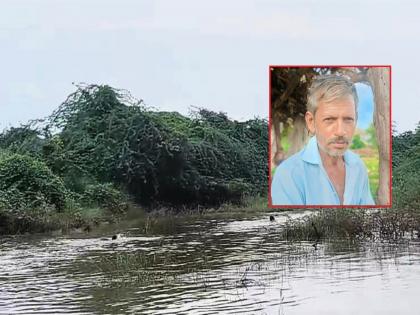 A cowherd carrying animals was swept away by the flood of Thuna river, the body was found after 20 hours | जनावरे घेऊन थुना नदीच्या पुरातून जाणारा गुराखी वाहून गेला, २० तासांनी आढळला मृतदेह