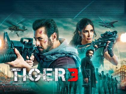 tiger 3 box office collection day 1 salman khan katrina kaif movie break gadar 2 opening day record | Tiger 3 : सलमानच्या 'टायगर ३'ने पहिल्याच दिवशी मोडला 'गदर २'चा रेकॉर्ड, कमावले 'इतके' कोटी
