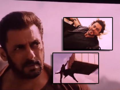 tiger 3 shah rukh khan pathan cameo in salman khan movie seen leaked online video viral | सलमानच्या 'टायगर ३'मधील शाहरुखचा कैमिओ सीन लीक, जबरदस्त अ‍ॅक्शन करताना दिसला 'पठाण'