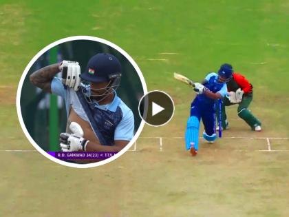 Tilak Varma special celebration showing tattoo on body dedicates inning to mother after IND vs BAN in Asian Games 2023 | Asian Games: तिलक वर्माची 'मॅचविनिंग' खेळी; विजयानंतर दाखवला अंगावरचा टॅटू, काय आहे खास? (Video)