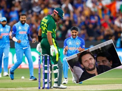 Time for other batters to step up says shahid afridi after babar azam and mohammad rizvan out early  | India Vs Pakistan T20 Live: "आता इतर फलंदाजांना पुढे येण्याची वेळ आली आहे", बाबर-रिझवान बाद होताच शाहिद आफ्रिदीने दिला सल्ला 