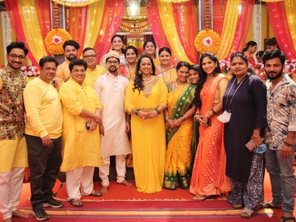 Wedding ceremony in ‘Tipakyanchi Rangoli’; The presence of these special guests for the Haldi ceremony of Apoorva-Shashank | ‘ठिपक्यांची रांगोळी’मध्ये लगीनघाई; अपूर्वा-शशांकच्या हळदीसाठी या खास पाहुण्यांची हजेरी