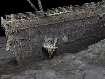 Titanic new 3D digital scan photo | पहिल्यांदाच समोर आले टायटॅनिकचे असे फोटो, बघा समुद्रात पडून असलेल्या जहाजाचा अद्भुत नजारा