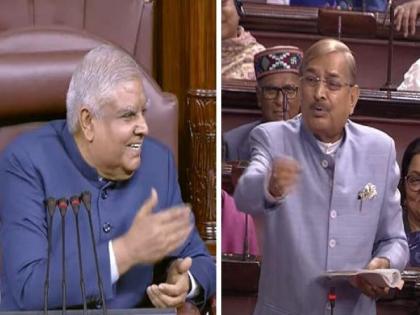 Rajya Sabha: MP Pramod Tiwari asks chairman Jagdeep Dhankhar, how many times you fell in love | सर, तुम्ही कितीवेळा प्रेम केलंय? काँग्रेस खासदाराचा थेट उपराष्ट्रपतींना प्रश्न; उत्तर मिळाले...