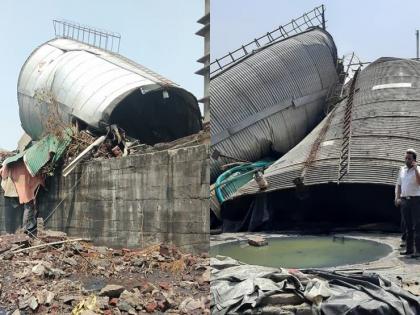 Spot of two large chemical tanks at Ambernath MIDC | अंबरनाथ एमआयडीसीत 2 मोठ्या केमिकल टाक्यांचा स्फोट 