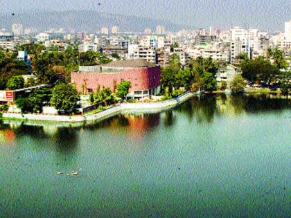 The glass path was paved over Masunda Lake | मासुंदा तलावावरील काचेचा पाथ-वे रखडला