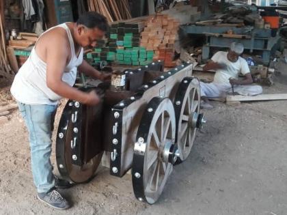 Chalisgaon's Toffgad Salami 'Padmadurga' | ‘पद्मदुर्ग’ला चाळीसगावच्या ‘तोफगाड्याची सलामी’