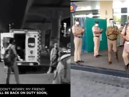 Salute to Jiddi ... He came back after recovering from 29 years of police, welcome with applause MMG | Video : जिद्दीला सॅल्यूट... तो २९ वर्षीय पोलीस बरा होऊन परतलाच, टाळ्या वाजवून स्वागत