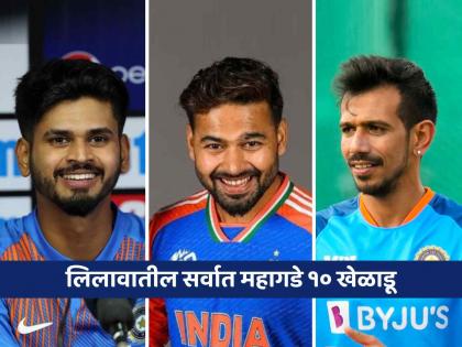 ipl auction 2025 player full list base price mi rcb csk srh gt pbks rr dc lsg kkr list of TOP 10 most expensive players featuring Rishabh Pant Shreyas Iyer | IPL Auction 2025: दोन दिवसांत १८२ खेळाडूंवर लागली बोली, 'हे' ठरले TOP 10 महागडे क्रिकेटपटू