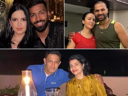 PHOTOS : प्रेमात हरलेले क्रिकेटर! पांड्या ते धवन; नऊ जणांना जोडीदाराकडून मिळाली अर्धवट साथ