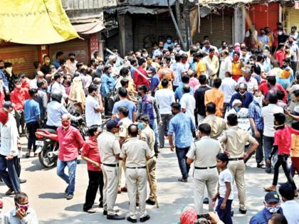 CoronaVirus Lockdown News: Traders on the streets of the state against 'Mini Lockdown' | CoronaVirus Lockdown News: ‘मिनी लॉकडाऊन’ विरोधात राज्यातील व्यापारी रस्त्यावर