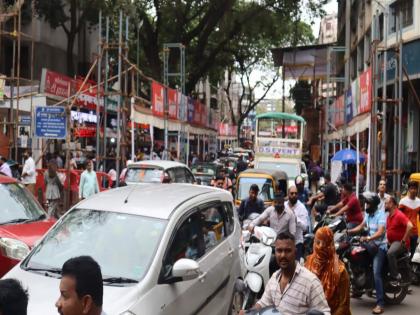 Volunteers of Mandal ready to avoid traffic jams Timer at key points during immersion | Pune Ganeshotsav: वाहतूक कोंडी टाळण्यासाठी मंडळांचे स्वयंसेवक सज्ज; विसर्जनावेळी प्रमुख चौकांमध्ये टायमर