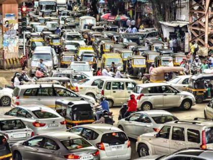 Ed Sheeran concert in Mumbai Traffic jam due to 35 thousand vehicles on the road | एड शीरनच्या कॉन्सर्टमुळे मुंबईकरांची ‘कोंडी’; ३५ हजार वाहने रस्त्यावर आल्याने ट्रॅफिक जॅम