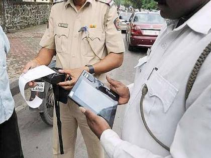 Argument with the collection of fines on the vehicle! Crores of rupees for e-challan to private companies only in Maharashtra | वाहनावरील दंड वसुलीने वाद! खासगी कंपनीला ई-चालानसाठी कोट्यवधी रुपये फक्त महाराष्ट्रातच