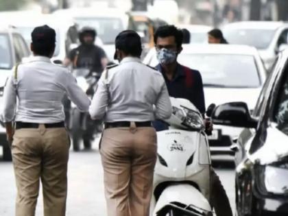 beating the traffic police by saying traffic Wale Apta Leyte Hai | ‘ट्रॅफिकवाले हप्ता लेते है’ म्हणत वाहतूक पोलिसालाच मारहाण