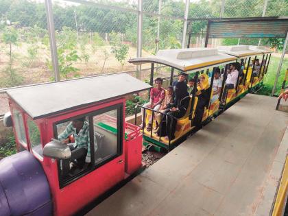 The botanical garden in Chhatrapati Sambhajinagar is housefull, the children enjoy it, and the municipality earns lakhs | छत्रपती संभाजीनगरातील बॉटनिकल गार्डन हाऊसफुल्ल; बच्चेकंपनीसाठी पर्वणी, मनपाला उत्पन्न