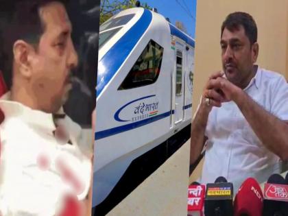 Passenger beaten up by supporters of BJP MLA Rajiv Singh in Vande Bharat train going from Delhi to Bhopal | वंदे भारत एक्सप्रेसमध्ये भाजपा आमदारानं समर्थकांसह प्रवाशाला केली बेदम मारहाण Passenger beaten up by supporters of BJP MLA Rajiv Singh in Vande Bharat train going from Delhi to Bhopal | वंदे भारत एक्सप्रेसमध्ये भाजपा आमदारानं समर्थकांसह प्रवाशाला केली बेदम मारहाण