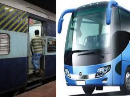 Cut off from two important cities by rail, 68 private buses run daily from Aurangabad to Nagarpur | दोन महत्वाची शहरे रेल्वेपासून तोडली, औरंगाबादहून नागरपूरसाठी रोज धावतात ६८ ट्रॅव्हल्स