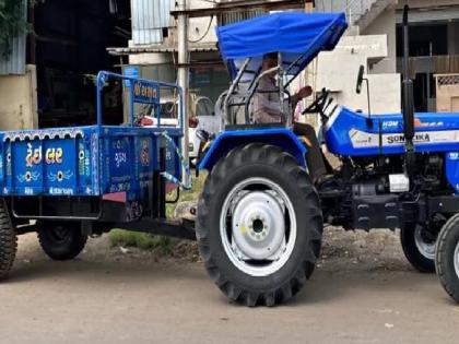 A tractor trolley theft took place in the limits of Sangam Mahuli in Satara | चहा प्यायला थांबला, ..अन् चोरट्यांनी ट्रॅक्टरच लांबवला; साताऱ्यातील घटना