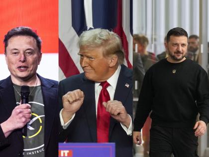 Trump put Zelensky's call on speaker Along were Elon Musk; What happened in those 7 minutes | झेलेन्स्की यांचा कॉल ट्रम्प यांनी स्पीकरवर टाकला! सोबत होते इलॉन मस्क; त्या 7 मिनिटांत काय-काय झालं?