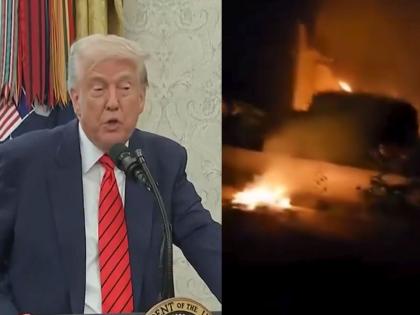 Donald Trump's first reaction to India's air strike on Pakistan...; 'They've been fighting for a long time' | भारताच्या पाकिस्तानवरील एअर स्ट्राईकवर डोनाल्ड ट्रम्प यांची पहिली प्रतिक्रिया...; 'ते खूप काळापासून लढतायत' Donald Trump's first reaction to India's air strike on Pakistan...; 'They've been fighting for a long time' | भारताच्या पाकिस्तानवरील एअर स्ट्राईकवर डोनाल्ड ट्रम्प यांची पहिली प्रतिक्रिया...; 'ते खूप काळापासून लढतायत'