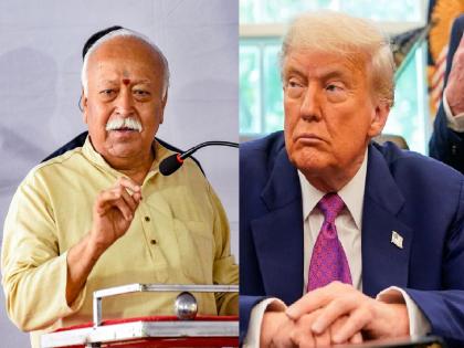 RSS on America: 'Spreading dictatorship and terrorism in the name of democracy', RSS targets Trump | 'लोकशाहीच्या नावाखाली हुकूमशाही आणि दहशतवाद पसरवण्याचा प्रयत्न', RSS चा ट्रम्प यांच्यावर निशाणा