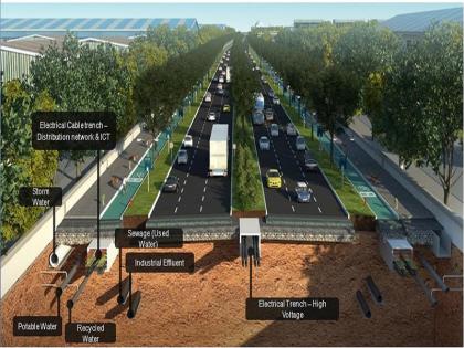 'Trunk' infrastructure system in ARC; Wastewater drainage, underground electric channels, and water systems work on progress | ‘आॅरिक’मध्ये ‘ट्रंक’ पायाभूत सुविधा प्रणाली; सांडपाणी निचरा, भूमिगत विद्युत वाहिन्या, जलवाहिन्यांचे काम प्रगती पथावर 