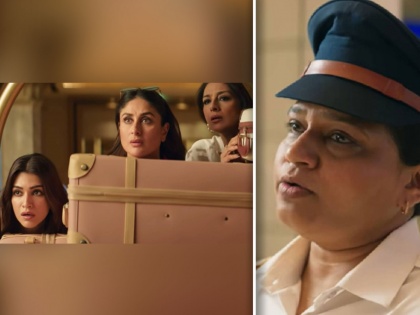 marathi actress Trupti Khamkar starred in Crew bollywood movie Kareena Kapoor Tabu and Kriti Sanon in lead role | 'क्रू' मध्ये झळकली 'ही' मराठमोळी अभिनेत्री; करीना, तब्बू अन् क्रितीचीही उडाली घाबरगुंडी